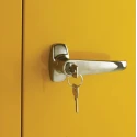 RS PRO Yellow Steel Lockable 2 Door Hazardous Substance Cabinet 915 mm x 915 mm x 459 mm 314-7657
