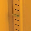 RS PRO Yellow Steel Lockable 2 Door Hazardous Substance Cabinet 1.83 m x 915 mm x 459 mm 314-7663
