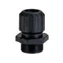 Adaptaflex Black Conduit Fitting 12 mm Nominal Size PG13.5 Thread Polyamide 66 IP67 Waterproof Protection PG13