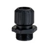Adaptaflex Black Conduit Fitting 12 mm Nominal Size PG13.5 Thread Polyamide 66 IP67 Waterproof Protection PG13
