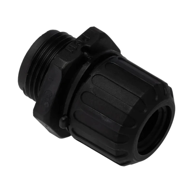 Adaptaflex Black Conduit Fitting 13 mm Nominal Size PG11 Thread Polyamide 66 Material IP67 Rated PG11
