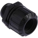 Adaptaflex Black Polyamide 66 Conduit Fitting 16 mm Nominal Size PG11 Thread IP69K IP66 IP67 IP68 