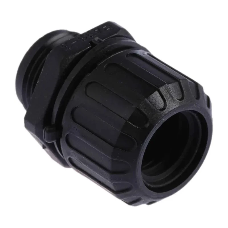 Adaptaflex Black Polyamide 66 Conduit Fitting 16 mm Nominal Size PG11 Thread IP69K IP66 IP67 IP68 