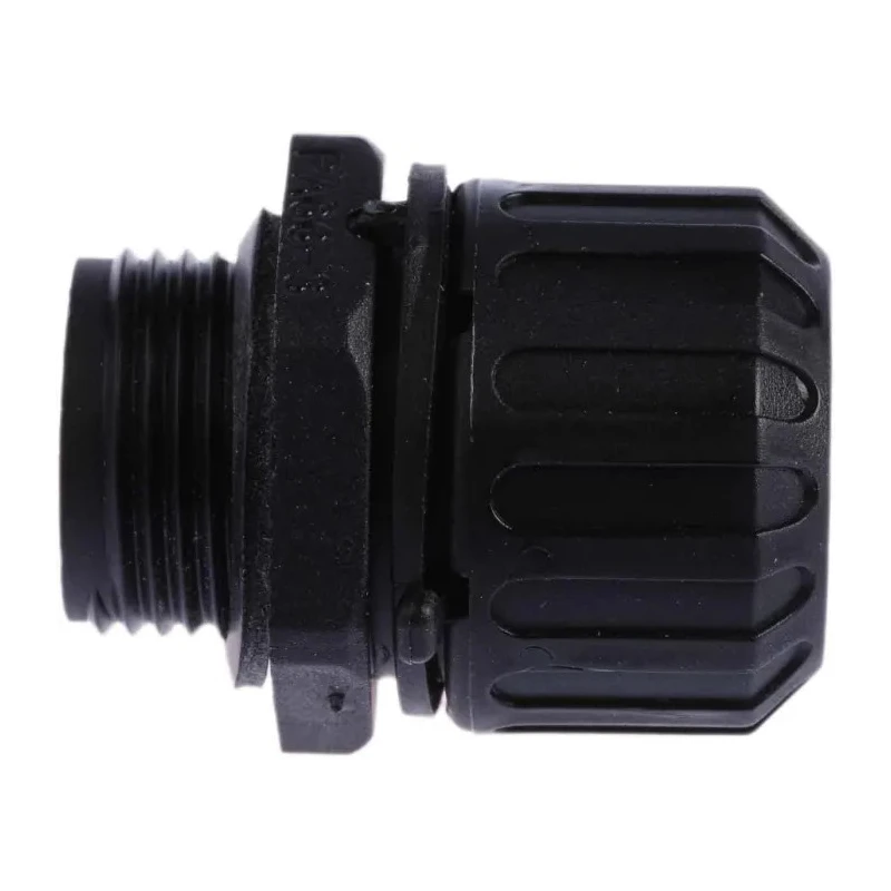 Adaptaflex Black Polyamide 66 Conduit Fitting 16 mm Nominal Size PG11 Thread IP69K IP66 IP67 IP68 