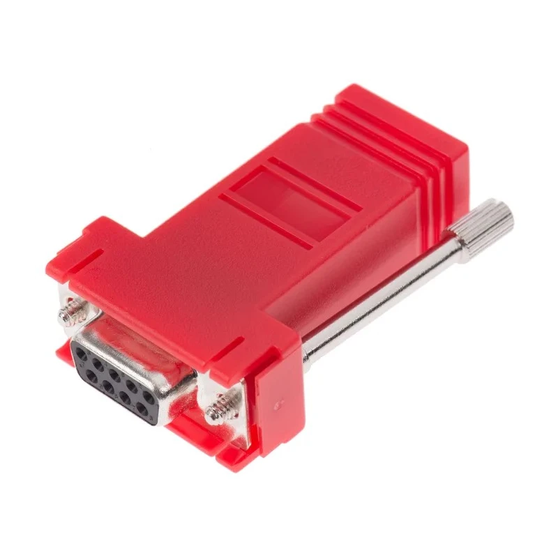 RS PRO D-Sub Adapter 9-Way Female to Female RJ45 Female Plug-in Orientation Straight 16mm 314-8111