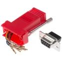 RS PRO D-Sub Adapter 9-Way Female to Female RJ45 Female Plug-in Orientation Straight 16mm 314-8111