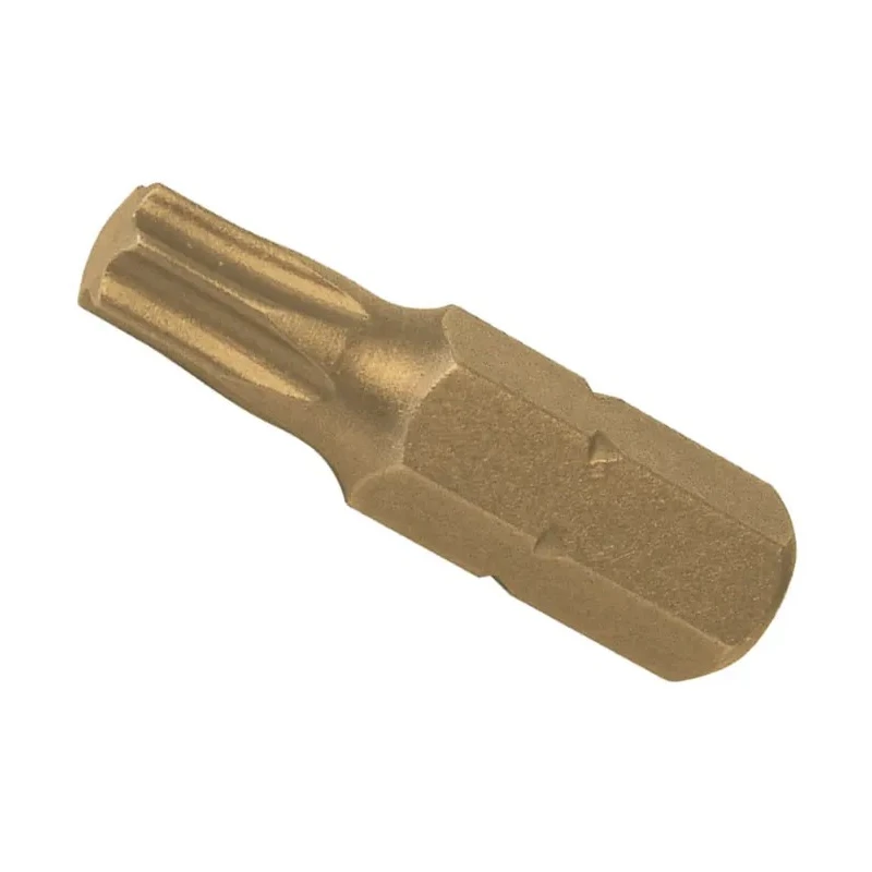 CK Screwdriver Bit, Chrome Vanadium Steel, 6.35 mm Hex Drive, T20 Size, 25 mm Overall Length T4557TIN 20