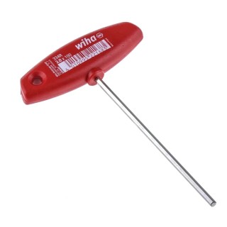 Wiha T Metric Hex Key, Hex size 3 mm Nickel Chrome Plated Chrome Vanadium Steel Poland 22168