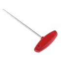 Wiha T Metric Hex Key, 4 mm Hex Size, Long Arm, Nickel Plated Chrome Vanadium Steel 22170