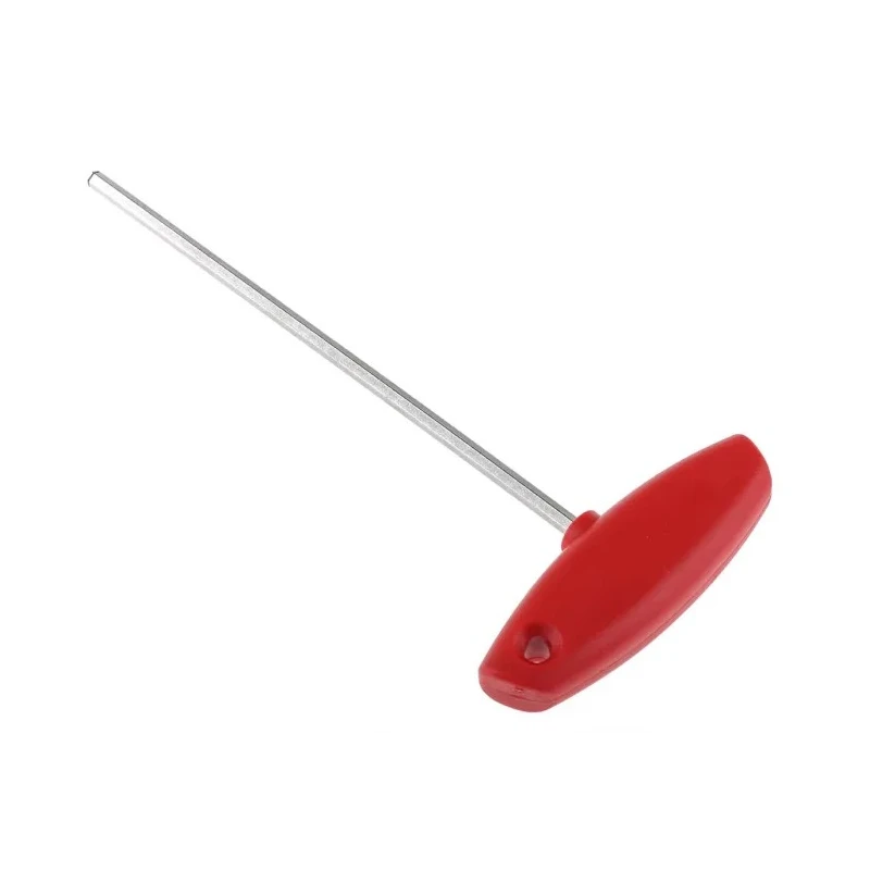 Wiha T Metric Hex Key, 4 mm Hex Size, Long Arm, Nickel Plated Chrome Vanadium Steel 22170