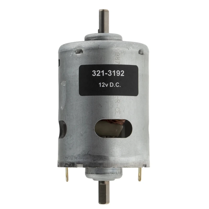 RS PRO Geared DC Motor 12V dc 80.16W Power 92.13 mNm Torque 8311 rpm Speed 6.35 mm Shaft Diameter 321-3192