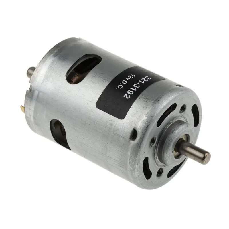 RS PRO Geared DC Motor 12V dc 80.16W Power 92.13 mNm Torque 8311 rpm Speed 6.35 mm Shaft Diameter 321-3192