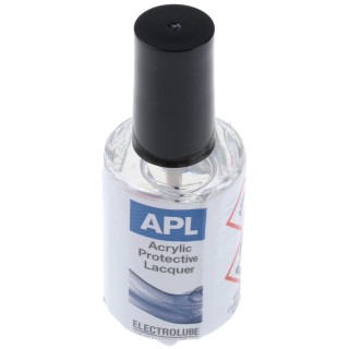 Electrolube Transparent Acrylic Resin Conformal Coating, 15 ml Bottle, Operating Temperature -55°C to 125°C APL15ML