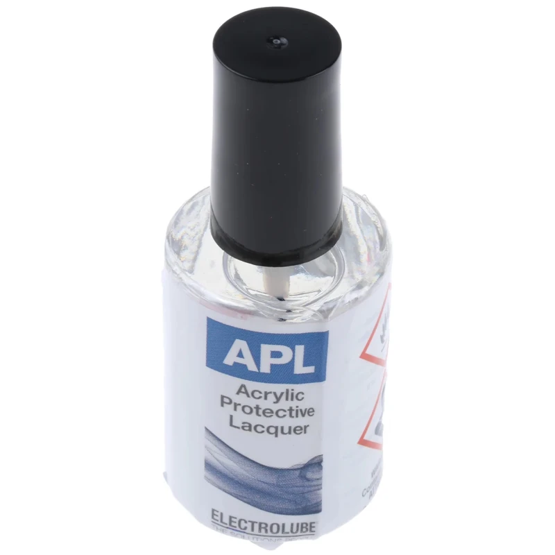 Electrolube Transparent Acrylic Resin Conformal Coating, 15 ml Bottle, Operating Temperature -55°C to 125°C APL15ML