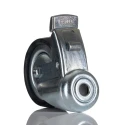 Tente Swivel Castor with Rubber Wheel 75 mm Diameter, 60 kg Load Capacity, M10 Stud Fixing 2477DYK075P30CHC10X90