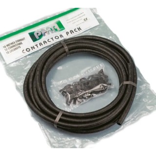 PMA 20 mm Nominal Diameter Plastic Grey Conduit, 10m Length, IP66, PG16 Threaded, PCPL-17S