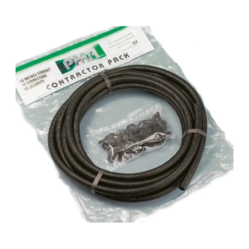 PMA 20 mm Nominal Diameter Plastic Grey Conduit, 10m Length, IP66, PG16 Threaded, PCPL-17S