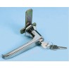 Euro-Locks a Lowe & Fletcher group Company Chrome Plated L-Handle Locking Handle 105mm B86-02-2 (405E)