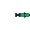 Wera Standard Screwdriver 4 mm Slotted Tip, 0.8 mm Tip Thickness, 100 mm Blade Length, 198 mm Overall Length 05110004001