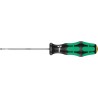 Wera Standard Screwdriver 4 mm Slotted Tip, 0.8 mm Tip Thickness, 100 mm Blade Length, 198 mm Overall Length 05110004001