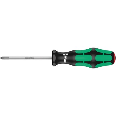Wera Standard Philips Screwdriver with PH1 Tip, 80 mm Blade Length, Ergonomic Grip 05008710001