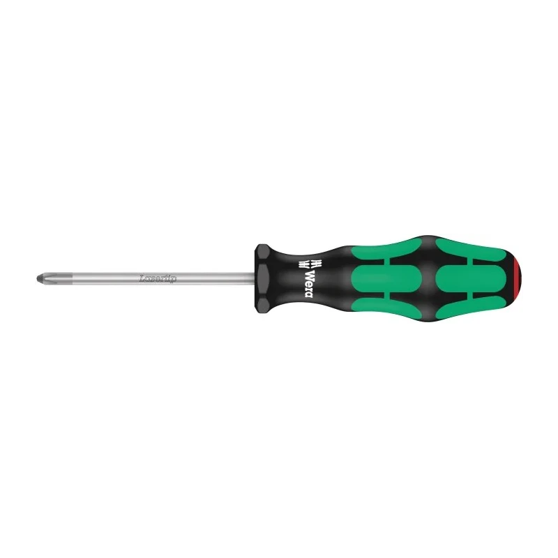 Wera Standard Philips Screwdriver with PH1 Tip, 80 mm Blade Length, Ergonomic Grip 05008710001