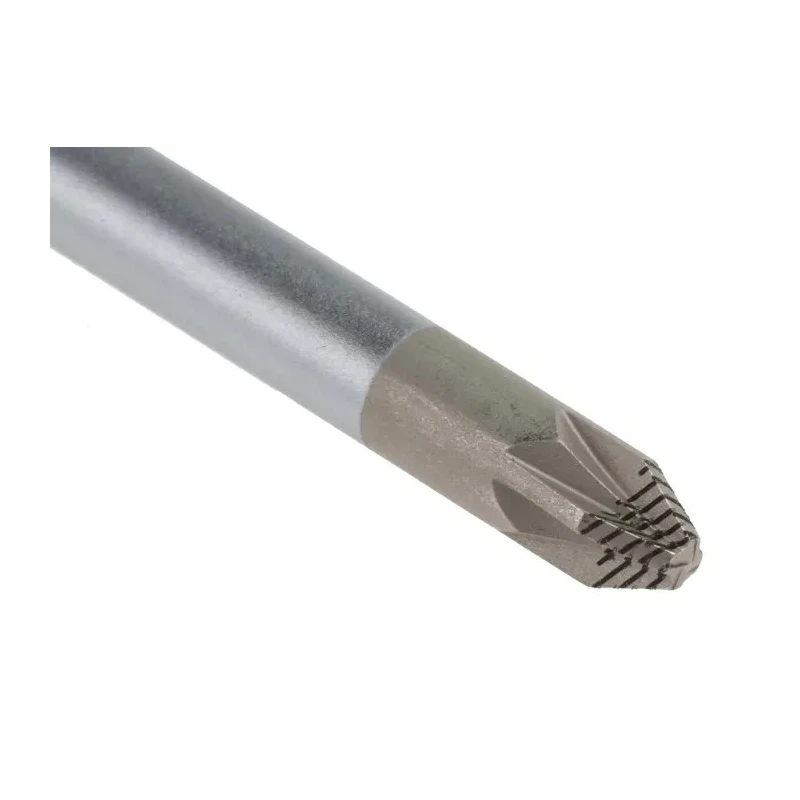 Wera Pozidriv Screwdriver with PZ2 Tip, 100 mm Blade Length, 205 mm Overall Length, Alloy Steel Blade 05009315001