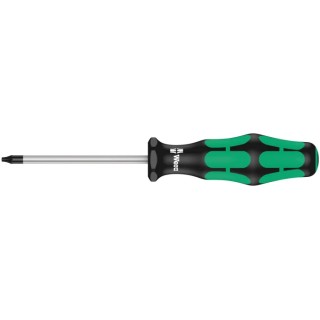 Wera Standard Torx & Torx Plus Screwdriver, T6 Tip, 60mm Blade Length, Insulated Handle, Chrome Plated Blade 05028001001