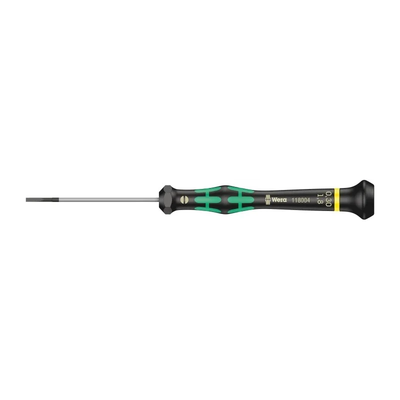 Wera Precision Screwdriver with 60 mm Blade, Insulated, Height Safe, Non-Sparking 05118004001