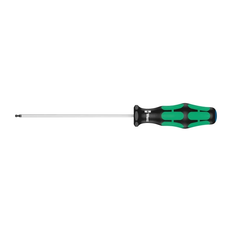 Wera Hexagon Screwdriver 2 mm Tip, 100 mm Blade Length, 170 mm Overall Length with Hardwearing Plastic Handle 05022800001
