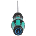 Wera Hexagon Screwdriver 2 mm Tip, 100 mm Blade Length, 170 mm Overall Length with Hardwearing Plastic Handle 05022800001