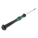 Wera Precision Screwdriver Insulated, Tri-lobe Grip, Silicon Chrome Vanadium Molybdenum Steel Blade, 60 mm Blade 05118006001