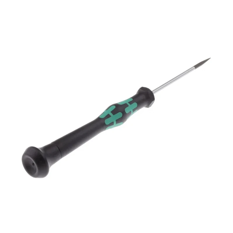 Wera Precision Screwdriver Insulated, Tri-lobe Grip, Silicon Chrome Vanadium Molybdenum Steel Blade, 60 mm Blade 05118006001