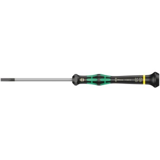 Wera Precision Screwdriver, 0.6mm Tip Thickness, 80mm Blade Length, 3.5mm Tip Width, 97mm Overall Length 05118012001