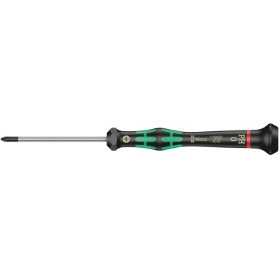 Wera Precision Screwdriver PH0 Tip 60 mm Blade 157 mm Overall 05118022001