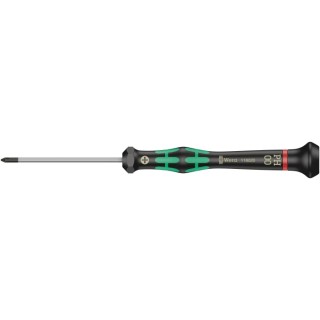 Wera Precision Screwdriver, PH00 Tip, 60 mm Blade Length, 97 mm Overall Length PH00