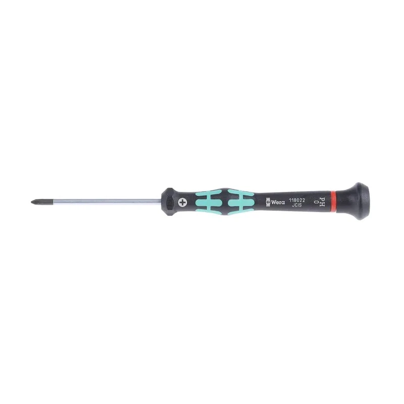 Wera Precision Screwdriver PH0 Tip 60 mm Blade 157 mm Overall 05118022001