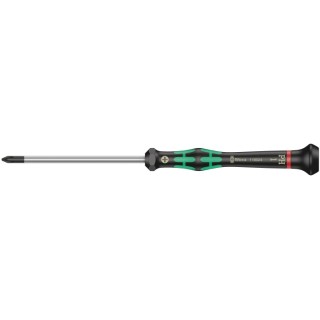 Wera Precision Screwdriver, PH1 Tip, 80 mm Blade, 97 mm Overall 05118024001