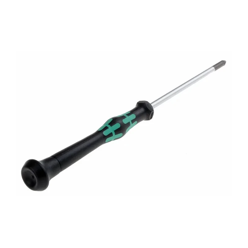 Wera Precision Screwdriver PZ1 Tip 80 mm Blade Insulated Ergonomic Bi-Material Handle VDE 1000V Approved 177mm 05118032001
