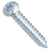 Yahata Neji Steel Pan Head Self-Tapping Screw, Cross Drive, Steel Material, Length 16 mm, Thread Size M5, Grade M5 M5X16