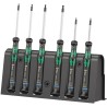 Wera Hexagon Precision Screwdriver Set, 6-Piece, Tip Sizes 0.9, 1.3, 1.5, 2, 2.5, 3 mm 05118156001
