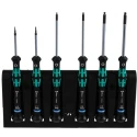 Wera Hexagon Precision Screwdriver Set, 6-Piece, Tip Sizes 0.9, 1.3, 1.5, 2, 2.5, 3 mm 05118156001