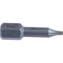 Wera Screwdriver Bit 1/4 in Tip T6 Size Hex Drive 25mm Overall Length 05066301001
