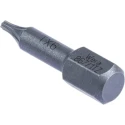 Wera Screwdriver Bit 1/4 in Tip T6 Size Hex Drive 25mm Overall Length 05066301001