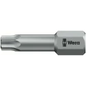 Wera Screwdriver Bit, 6.35 mm Hex Drive, T25 Size, 25 mm Overall Length, 1-Piece 05066312001