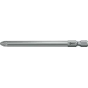 Wera Screwdriver Bit PZ2 Tip Hex Drive 89 mm Overall Length 05060035001