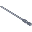 Wera Screwdriver Bit, 1/4 in Hex Drive, T10 Size, 89mm Overall Length, 1-Piece 05060186001