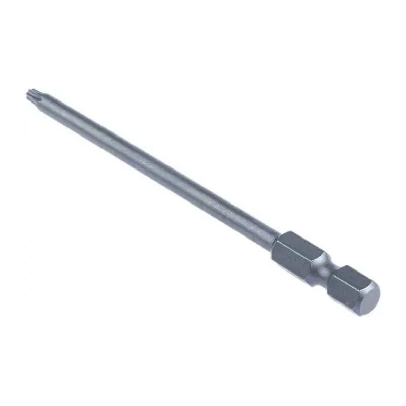 Wera Screwdriver Bit, 1/4 in Hex Drive, T10 Size, 89mm Overall Length, 1-Piece 05060186001