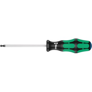 Wera Hexagon Screwdriver 4 mm Tip 100 mm Blade Chrome Plated Kraftform Plus Handle 05022810001