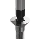 Wera Hexagon Screwdriver 4 mm Tip 100 mm Blade Chrome Plated Kraftform Plus Handle 05022810001